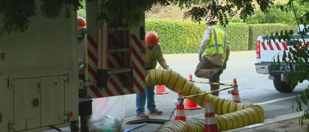 LADWP crews power outage 