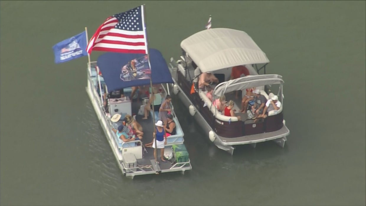 trump boat parade horsetooth reservoir fort collins 