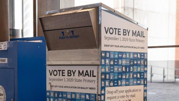 vote by mail in ballot box 