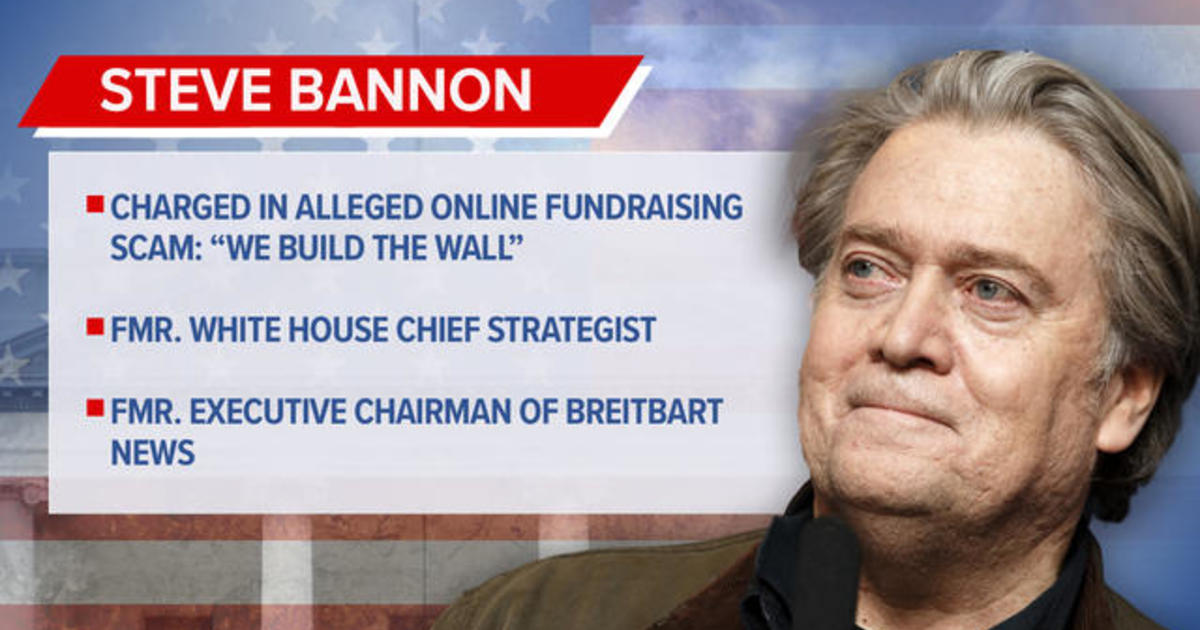 Steve Bannon And 3 Associates Charged With Fraud Cbs News