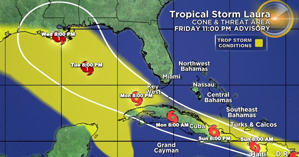 Tracking The Tropics: Tropical Storm Laura Disorganized, Headed To ...