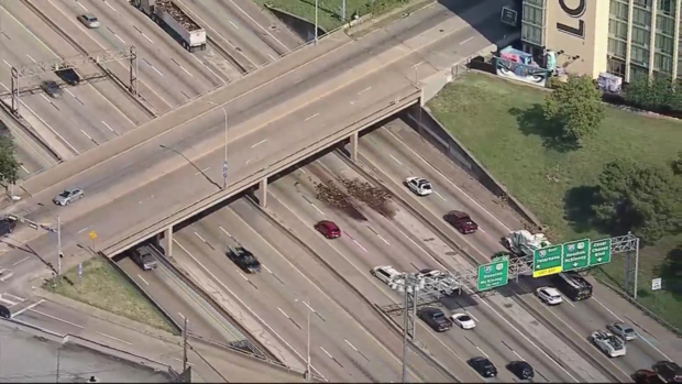 Beef parts on I-30 in Dallas 