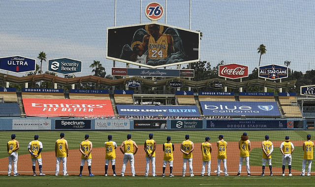 Dodgers to honor Kobe Bryant with 'Black Mamba' jerseys on Lakers