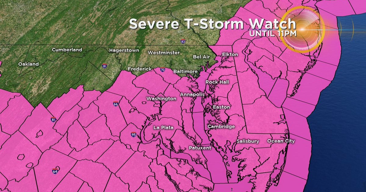 Maryland Weather Strong Storms Possible Tuesday; Severe Thunderstorm