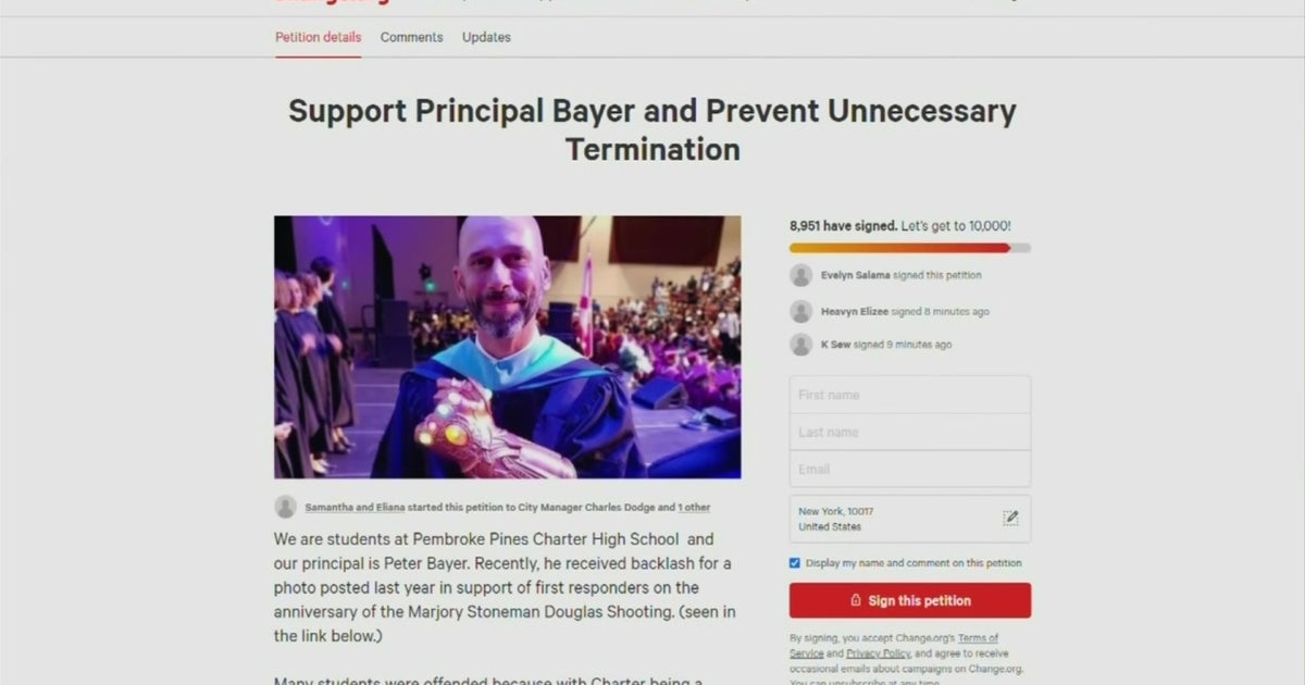 Petition Launched To Save Pembroke Pines Principal's Job Over