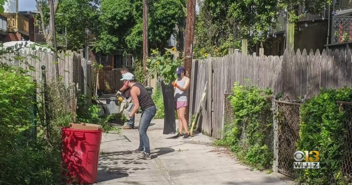 'We Stay Together Now' | Neighbors Clean Baltimore Alley In Effort To ...