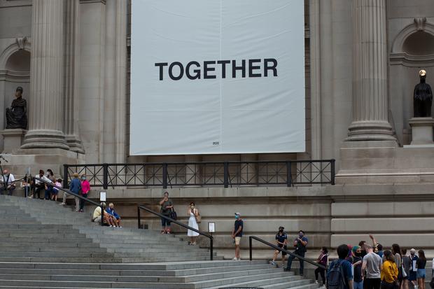 The Metropolitan Museum Of Art Reopens In New York City With COVID-19 Safety Protocols In Place 