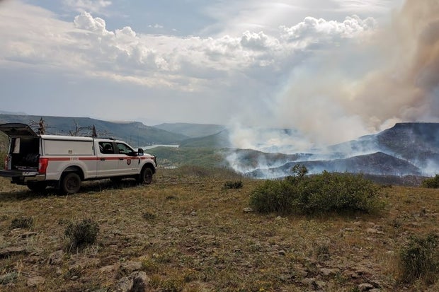 East Fork Fire 2 (credit Crystal Dreiling, CPW) 