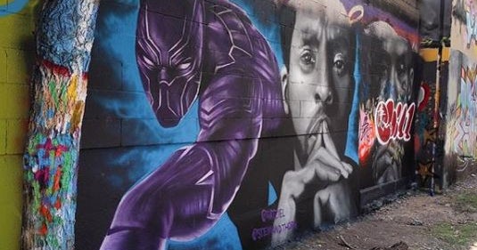 Dallas Artists Take Out Their Brushes, Paint Tribute Mural Of The