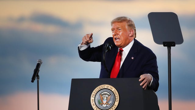 President Trump Holds Campaign Rally In New Hampshire 