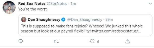 Sox Notes tweet 