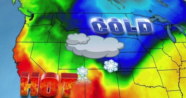 A heat wave and snowstorm will hit the western part of the country next ...