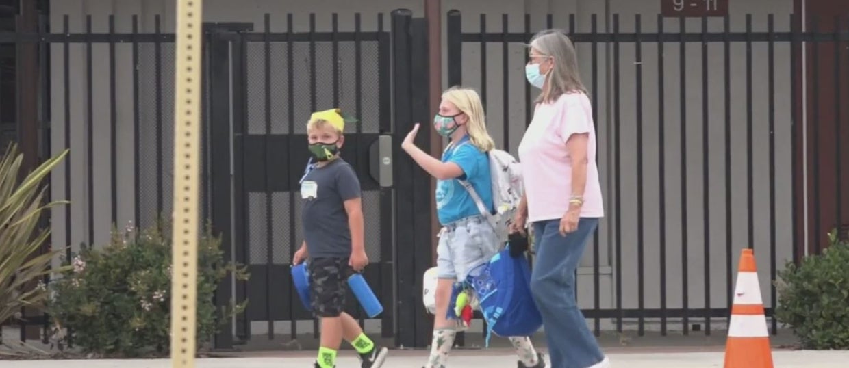 Los Alamitos Unified Reopens 6 Elementary School Campuses CBS Los Angeles
