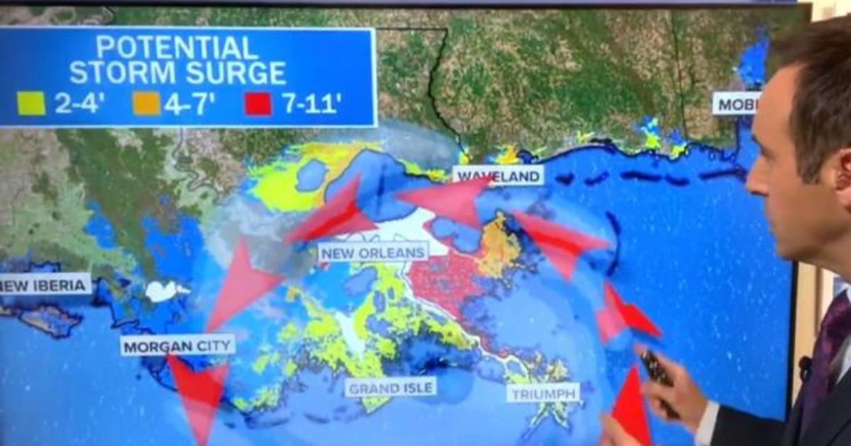 Tropical Storm Sally to reach Gulf Coast as a hurricane - CBS News