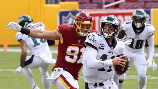 After giving up 8 sacks to Washington, can the Eagles slow down