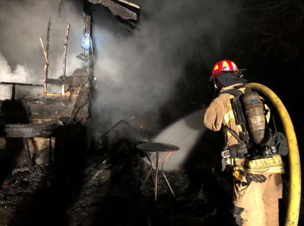 Upper Bear Creek Duplex Fire 2 (Evergreen Fire Rescue tweet) 
