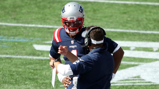 Cam Newton, Josh McDaniels 