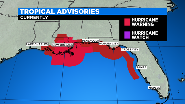 CBSN Tropical Storm Watch Warning 