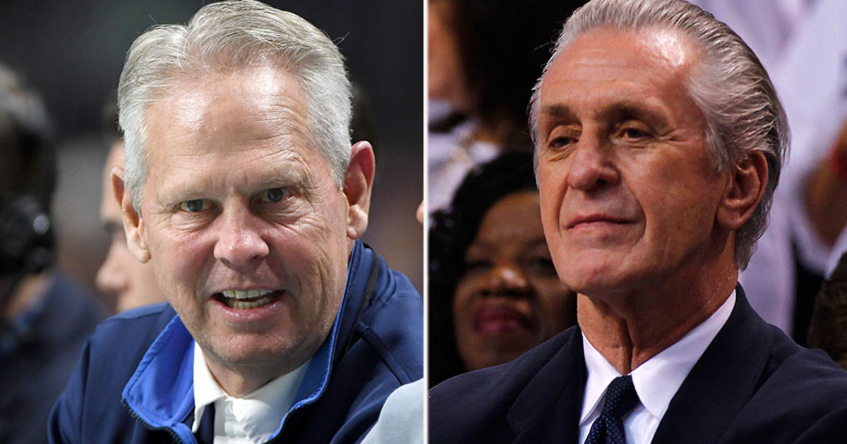 Will We Get Another Chapter Of The Danny Ainge-Pat Riley Feud During  Celtics-Heat Eastern Conference Finals? - CBS Boston