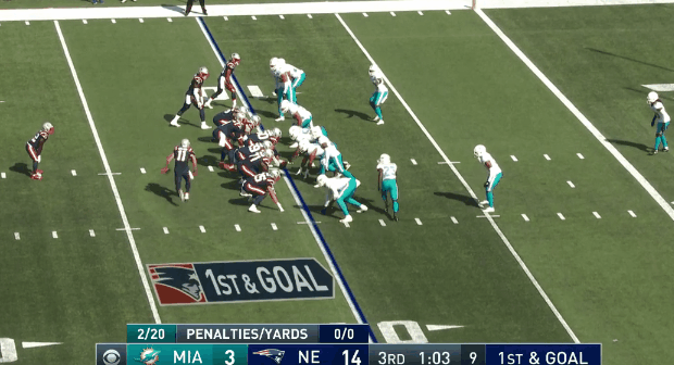 J.J. Taylor play fake 