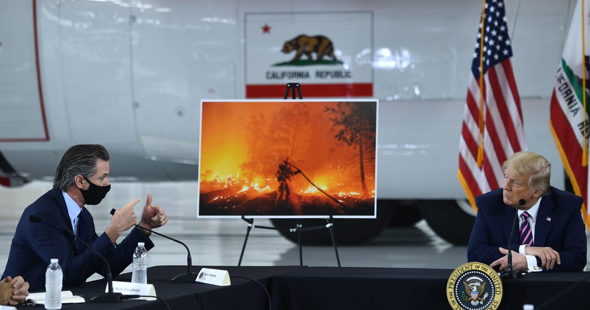 Biden and Trump responses to wildfires highlight divide on climate ...