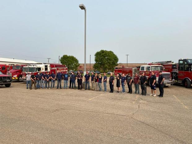 MN Firefighters Train For Oregon Wildfires 