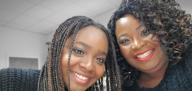 Clarice Doctor and her daughter