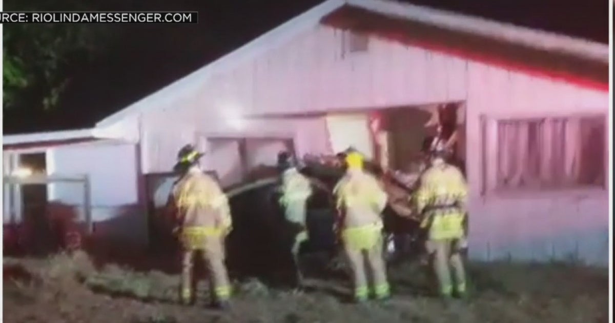 CHP Car Reportedly Doing Donuts Crashes Into Rio Linda Home, Driver