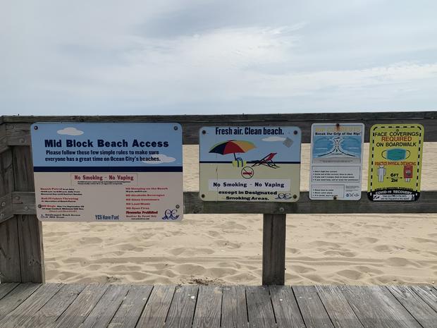 ocean city maryland beach warning signs rip current 9.17.20 
