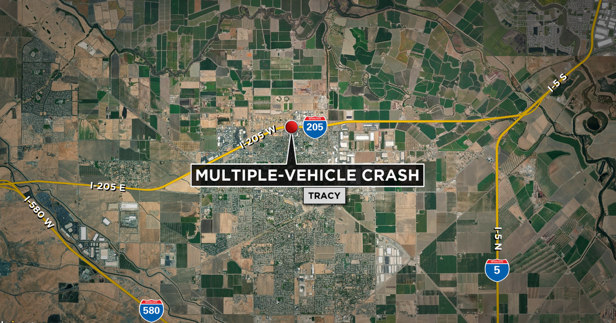 MulipleVehicle Crash Shuts Down Tracy Boulevard OnRamp To I205 CBS