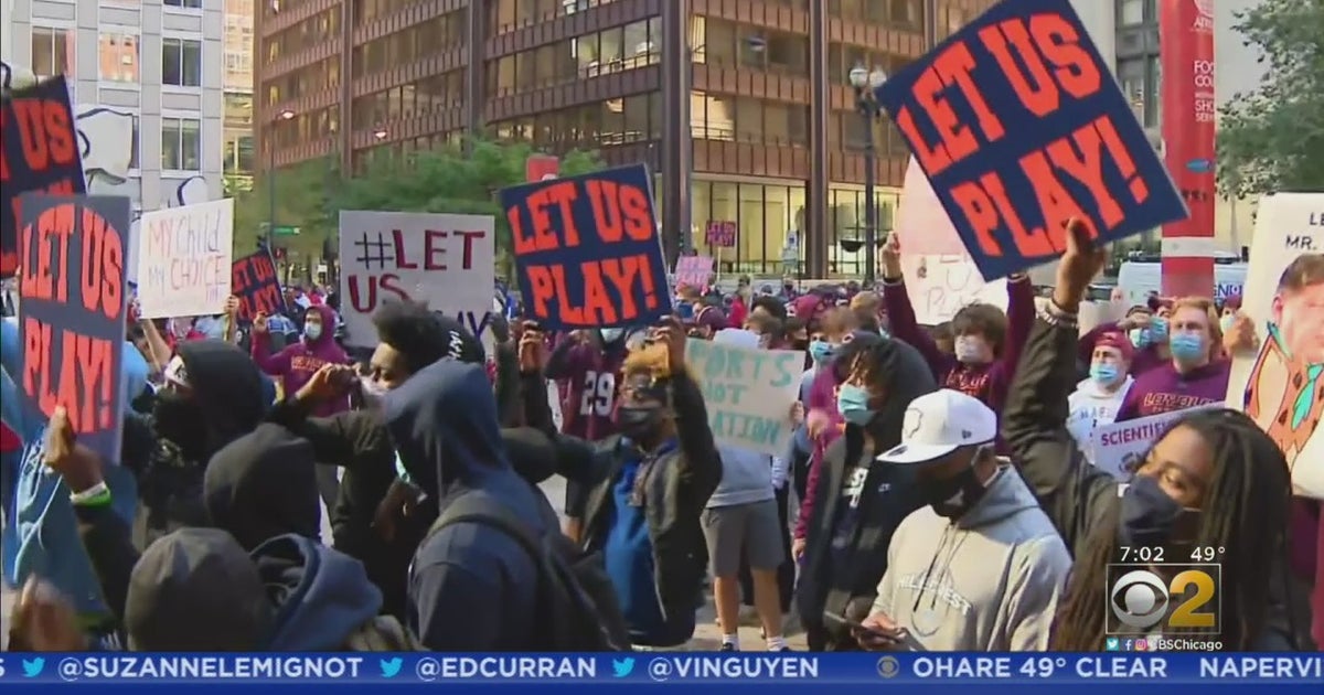 Student Athletes Rally At Soldier Field To Ask For Return Of Fall ...