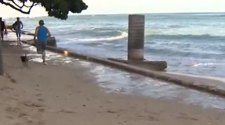 Sea level rise could cost Hawaii up to 40% of its beaches by 2050