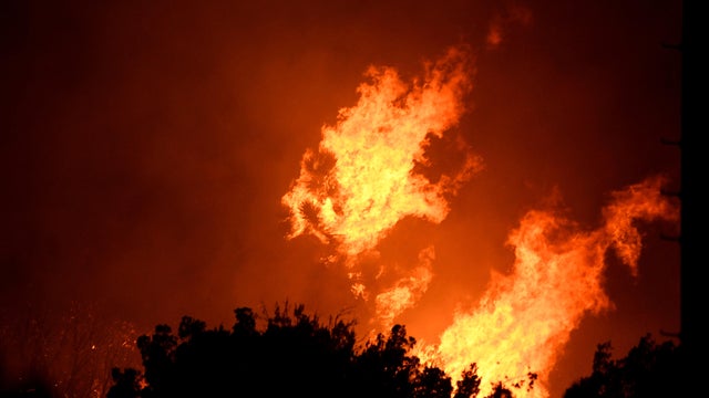 Silverado Fire — Southern California 