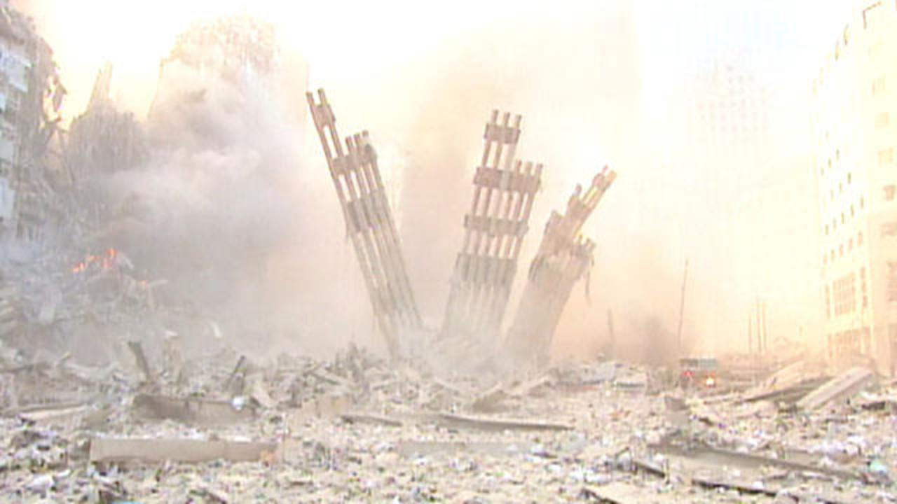 Rare video from ground zero on 9/11