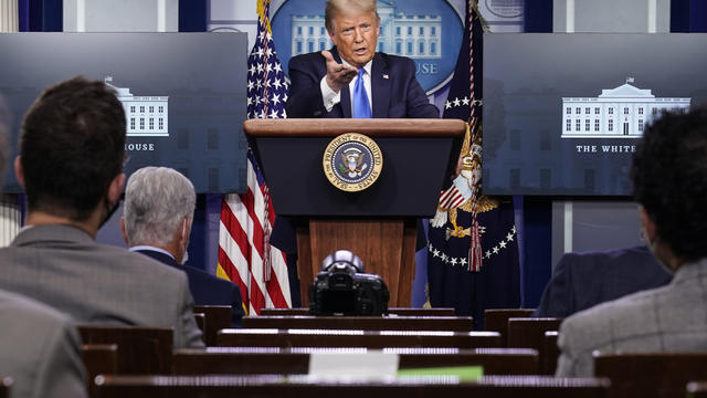 President Trump Holds A News Conference At The White House 