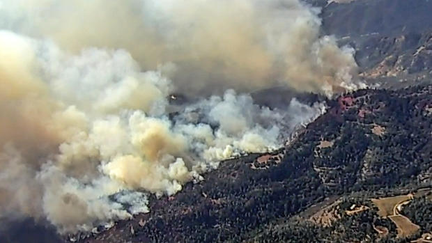 Glass Fire Burns Above Silverado Trail 