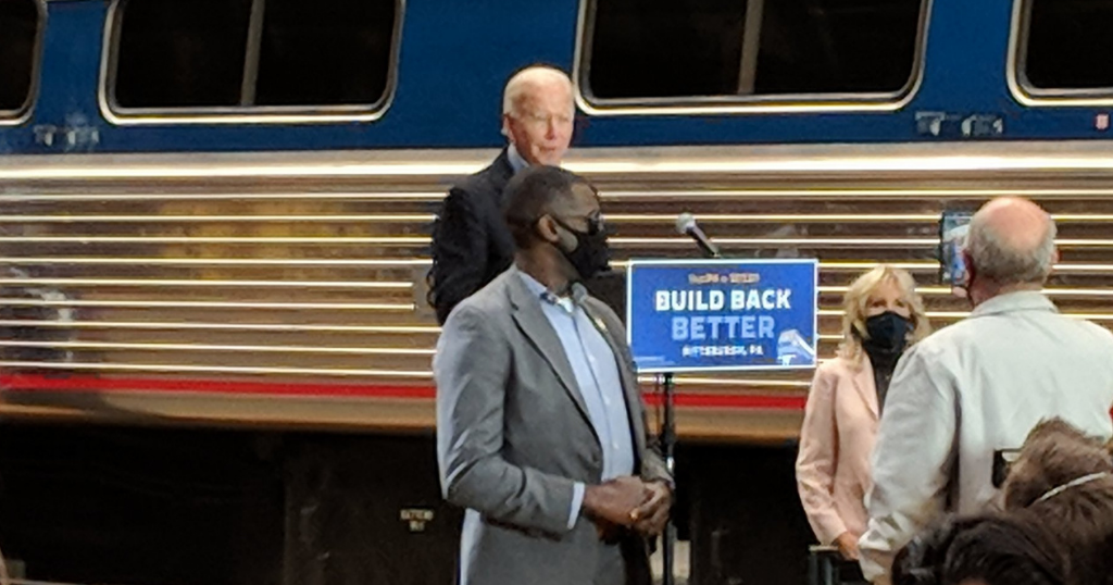 During Train Ride From Pittsburgh To Greensburg, Joe Biden Says He ...