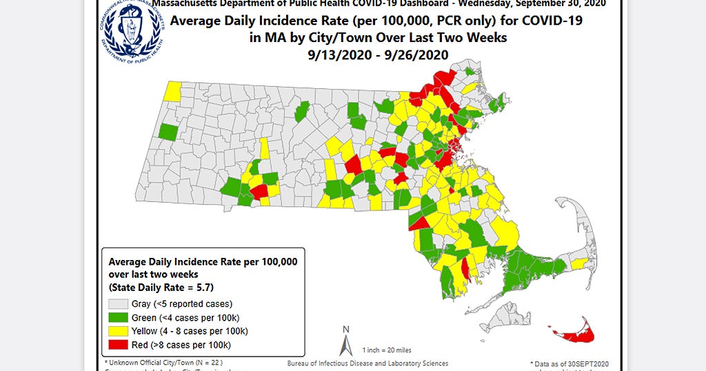 Boston, Springfield Among 23 Communities At High Risk For Coronavirus ...