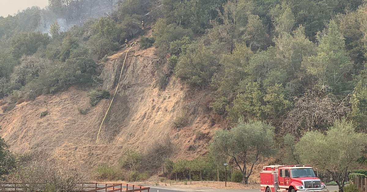 New Fire Breaks Out In Napa County Near Oakville, Yountville CBS San