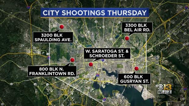 Baltimore City shootings 