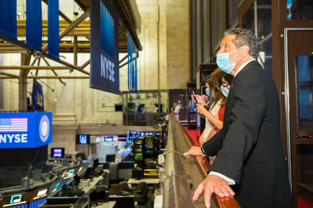 New York Stock Exchange Floor Reopens 