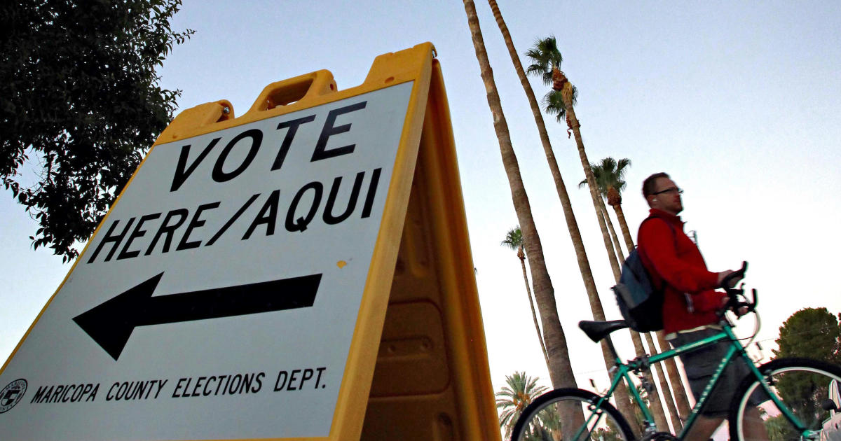 Federal judge extends voter registration deadline in Arizona CBS News