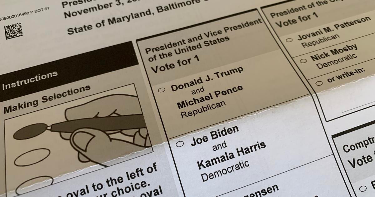 Poll Marylanders Evenly Divided On Whether They Will Vote By Mail In