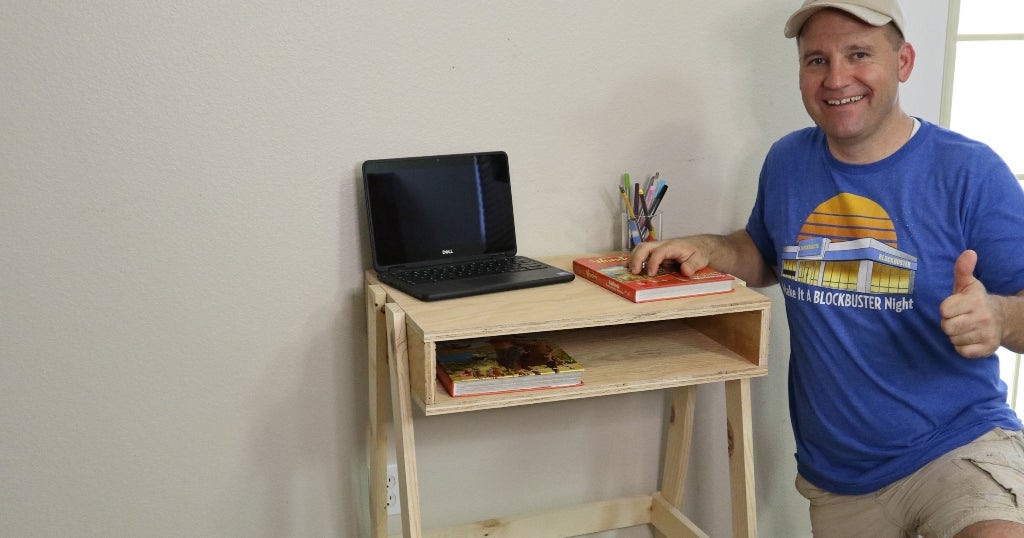 Central California Dad Builds 20 DIY Desks To Help Kids During Distance Learning CBS Los Angeles
