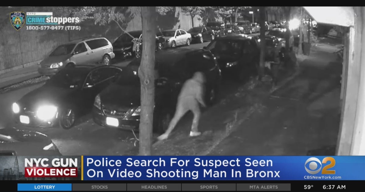 NYPD Searching For Bronx Gunman Who Opened Fire On Man In Car - CBS New ...