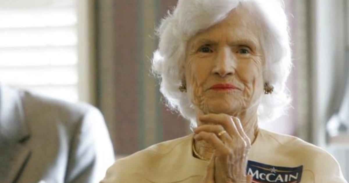 Roberta McCain, Mother Of Late Senator John McCain, Dies At 108 - CBS News