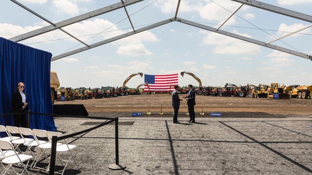 Groundbreaking Of Foxconn Factory In Wisconsin 