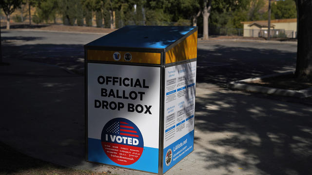 Election 2020 California Ballot Box 