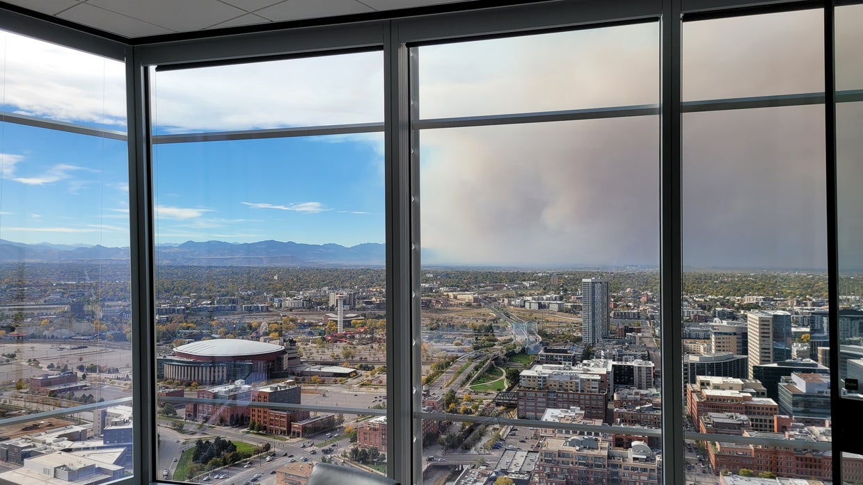 Huge Plume Of Wildfire Smoke Blows Into Denver CBS Colorado