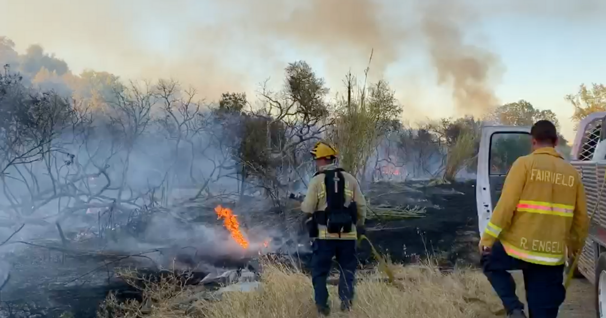 Small Fire Forces Around 100 Homes To Evacuate In Vacaville - CBS ...
